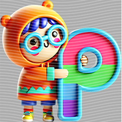Cartoon letters-CL 553